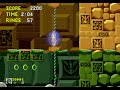 Sonic The Hedgehog SMD GEN Labyrinth Zone Act 1 110 Rings