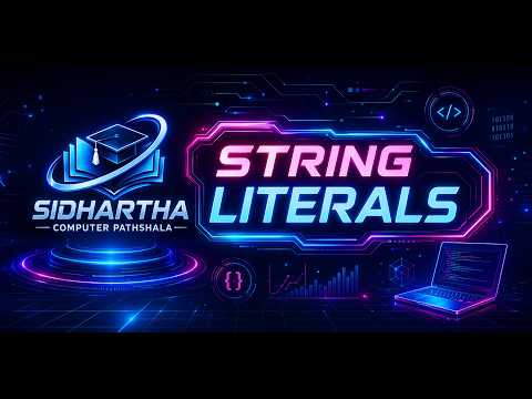 Characteristic 4 String Literals In Python Class 11 Computer Science Python Programming In Hindi