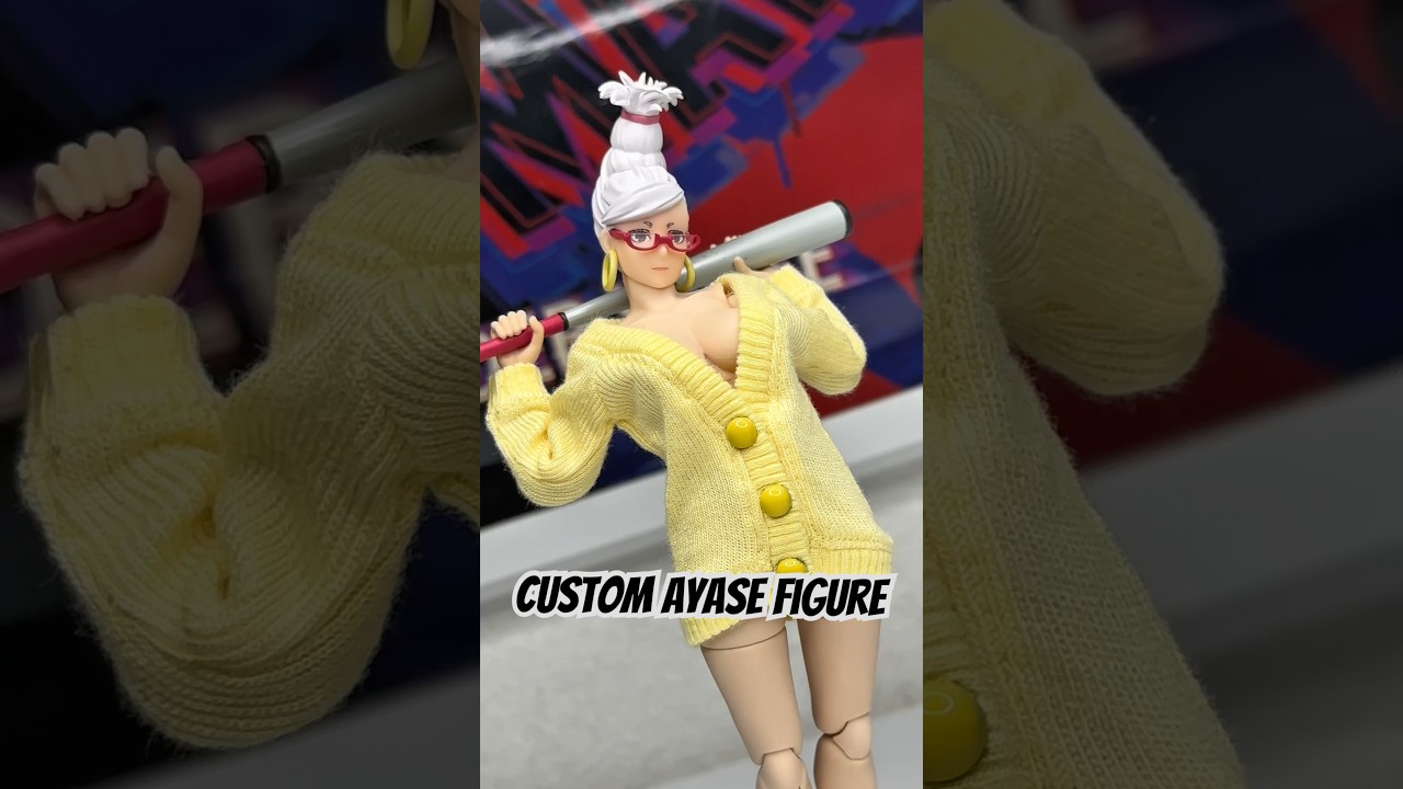 ￼ Shfiguarts Seiko Ayase custom #actionfigure#dandadan#shfiguarts#seikoayase#actionfigures#figure