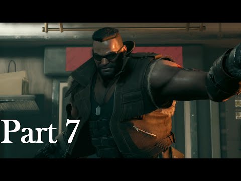 Final Fantasy 7 (VII) Remake 100% Platinum Walkthrough PS4 Pro - Part 7