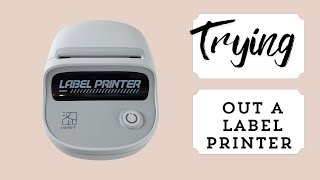 Experimenting With A Portable Thermal Label Printer | HPRT