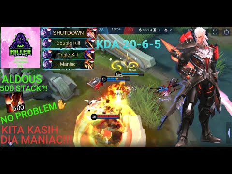 20 Kills + MANIAC!! Moskov with Trinity Build is Broken!! - Build Top 1 Global Moskov ~ MLBB