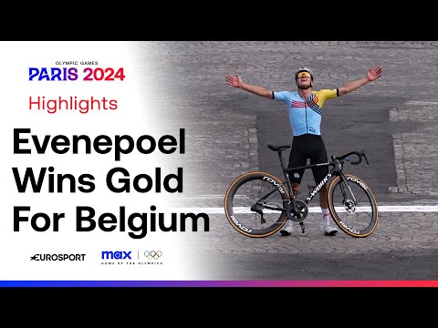 Remco Evenepoel seals the Olympic DOUBLE! 🥇 | Men's Road Race Final | #Paris2024 #Olympics