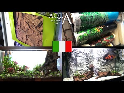 Aquascaping Lab - Sfondi Acquari SFONDO 3D, PELLICOLE ADESIVE OPACHE, IMMAGINI ESTERNE installazione