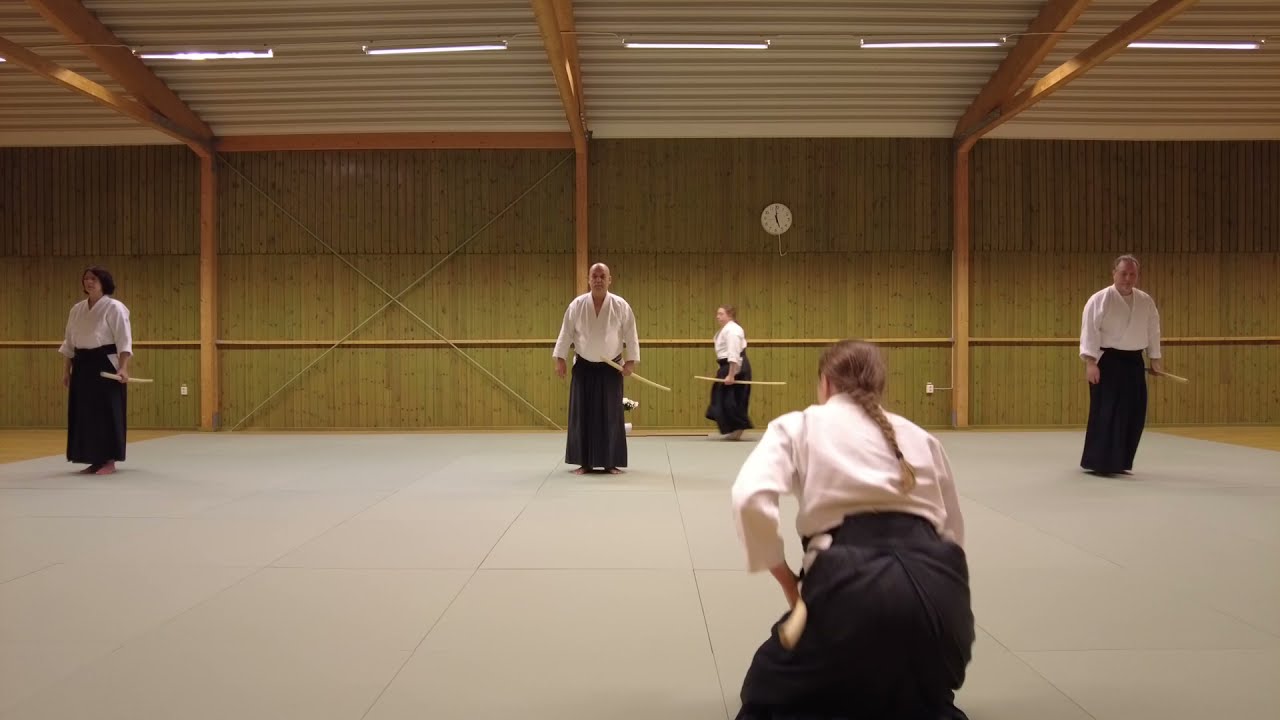 Tsuzukiwaza Achim Hanmi, ver 1, Bokken 2 – 3 – 4