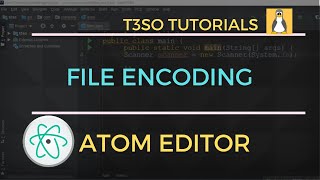 How to Change File Encoding to utf 8 in Atom Editor