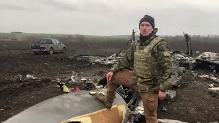 Збитий російський найновітніший СУ-35С під Ізюмом. Юрій Бутусов з місця падіння винищувача.