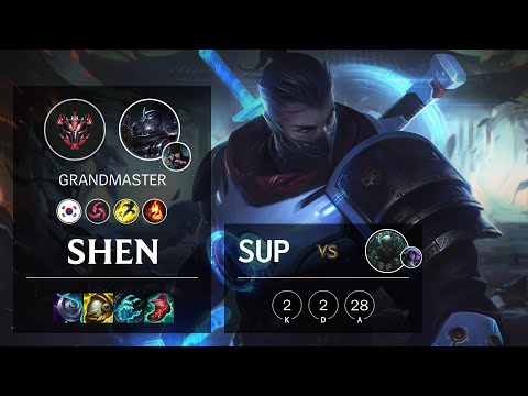 Shen Support vs Pyke - KR Grandmaster Patch 11.24b