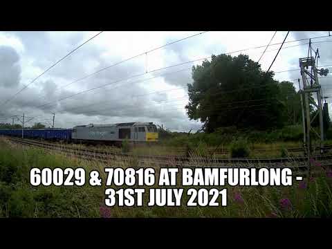 60029 & 70816 at Bamfurlong - 31st July 2021