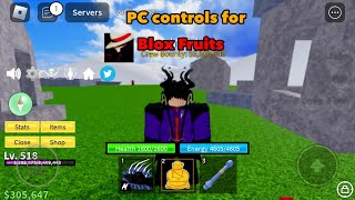 PC controls for Blox fruits 2022 [Blox fruits starter guide]
