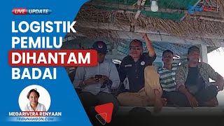 Distribusi Logistik Pemilu ke Tanimbar Kei-Malra Dihantam Angin, Kapal Tertahan 3 Jam di Laut