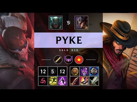Pyke Mid vs Twisted Fate - VN Master Patch 25.07