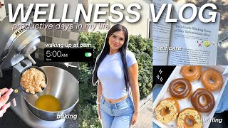 WELLNESS VLOG! 5AM Morning Routine, Baking, Self Care & Rebranding My Life in 2026