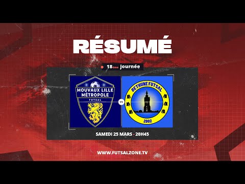 D1 Futsal - J18 Mouvaux Lille Métropole Futsal vs Béthune Futsal
