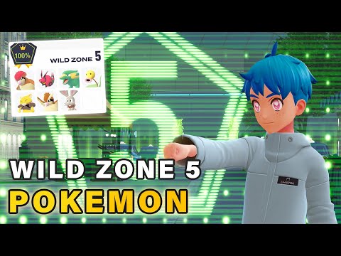 How to find All Pokemon in Wild Zone 5 ► Pokemon Legends ZA