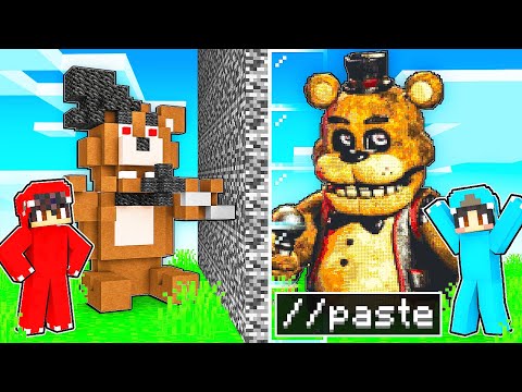 I CHEATED with //PASTE in Five Nights at Freddy Build Challenge!