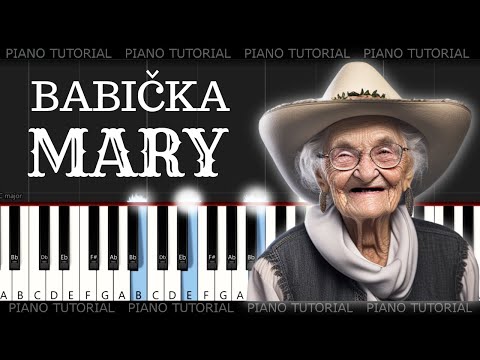 Babička Mary - Werich/Voskovec/Ježek  (piano tutorial | jak hrát)