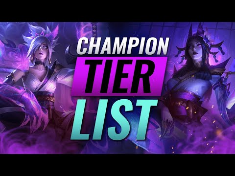 BUY THESE NO MATTER WHAT!!! - CHAMPIONS TIER LIST - Teamfight Tactics