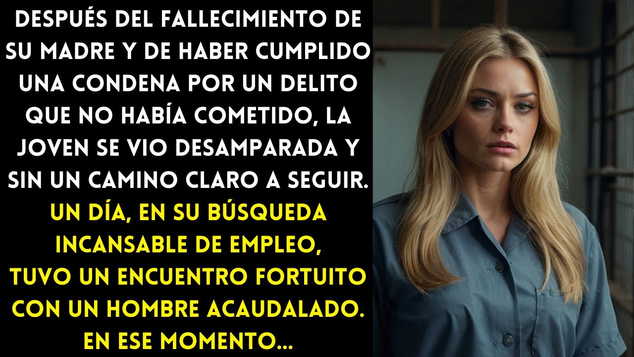 DESPUÉS DE HABER CUMPLIDO UNA CONDENA, LA JOVEN SE VIO DESAMPARADA. UN DÍA, UN HOMBRE ACAUDALADO…