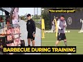 Messi and Inter Miami teammates enjoying barbecue during training session | Football News Today