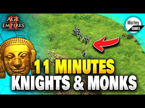 *IMPROVED* AOE2 Khmer Build Order 11 Minutes Knight & Monk Rush