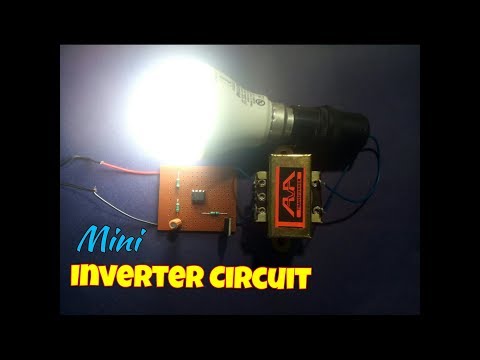 How To Make A Mini Inverter Circuit At Home...Simple Mini Inverter Circuit Making... Video