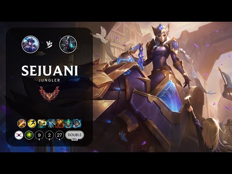Sejuani Jungle vs Ekko - KR Grandmaster Patch 13.15