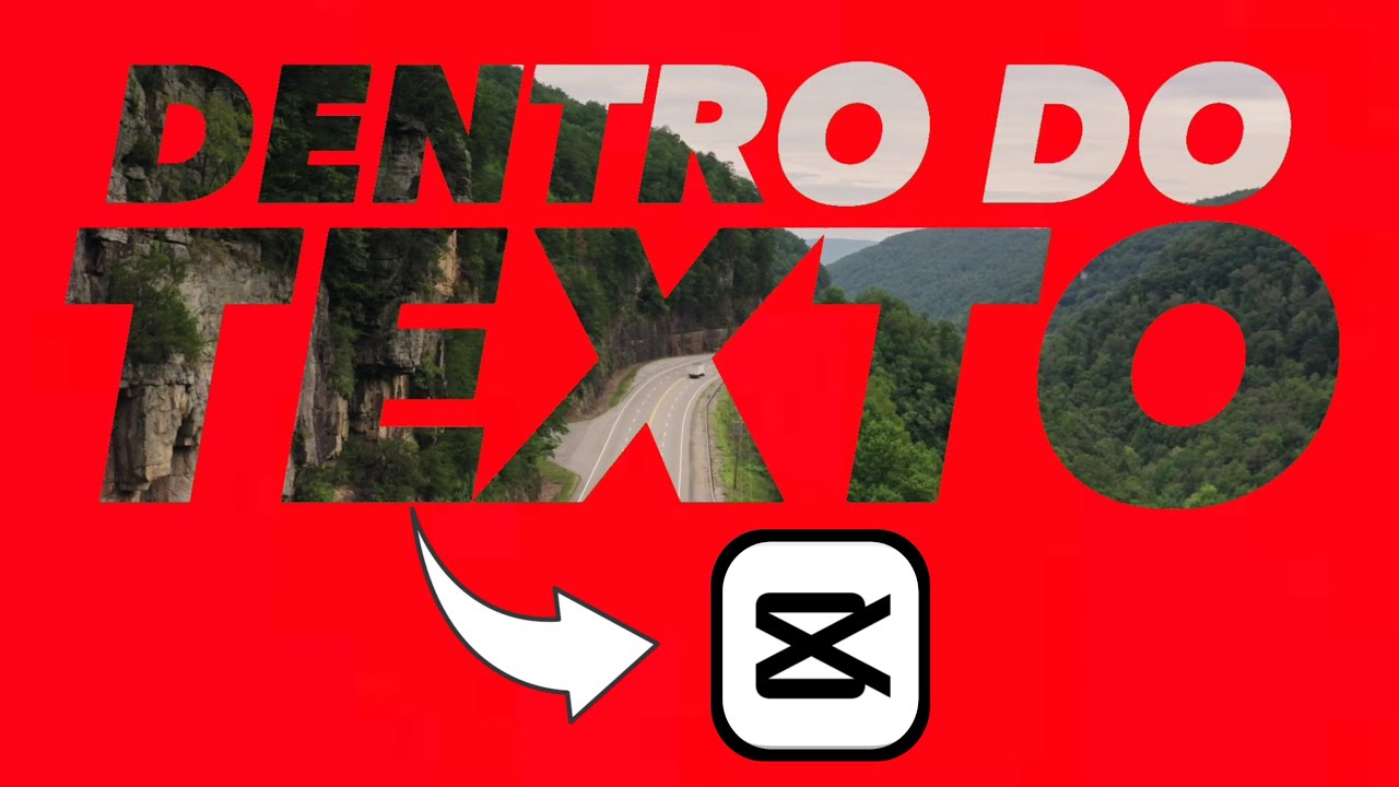 ✅Aprenda como colocar Vídeos Dentro do Texto no CAPCUT
