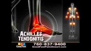 preview picture of video 'Palm Desert Good Feet for foot back heel back pain relief bunions arch supports orthotics'
