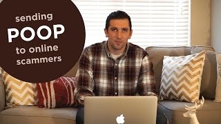 Sending poop to online scammers in Nigeria