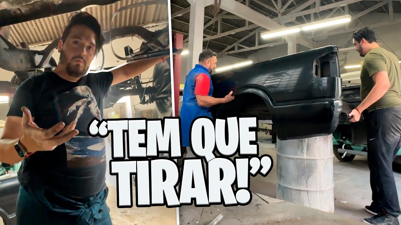 TIRAMOS ATÉ O TANQUE DE COMBUSTÍVEL DA SS10 PRA COMEÇAR A PINTAR!