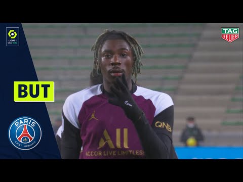 But Bioty Moise KEAN (22' - PARIS SAINT-GERMAIN) AS SAINT-ÉTIENNE - PARIS SAINT-GERMAIN (1-1) 20/21