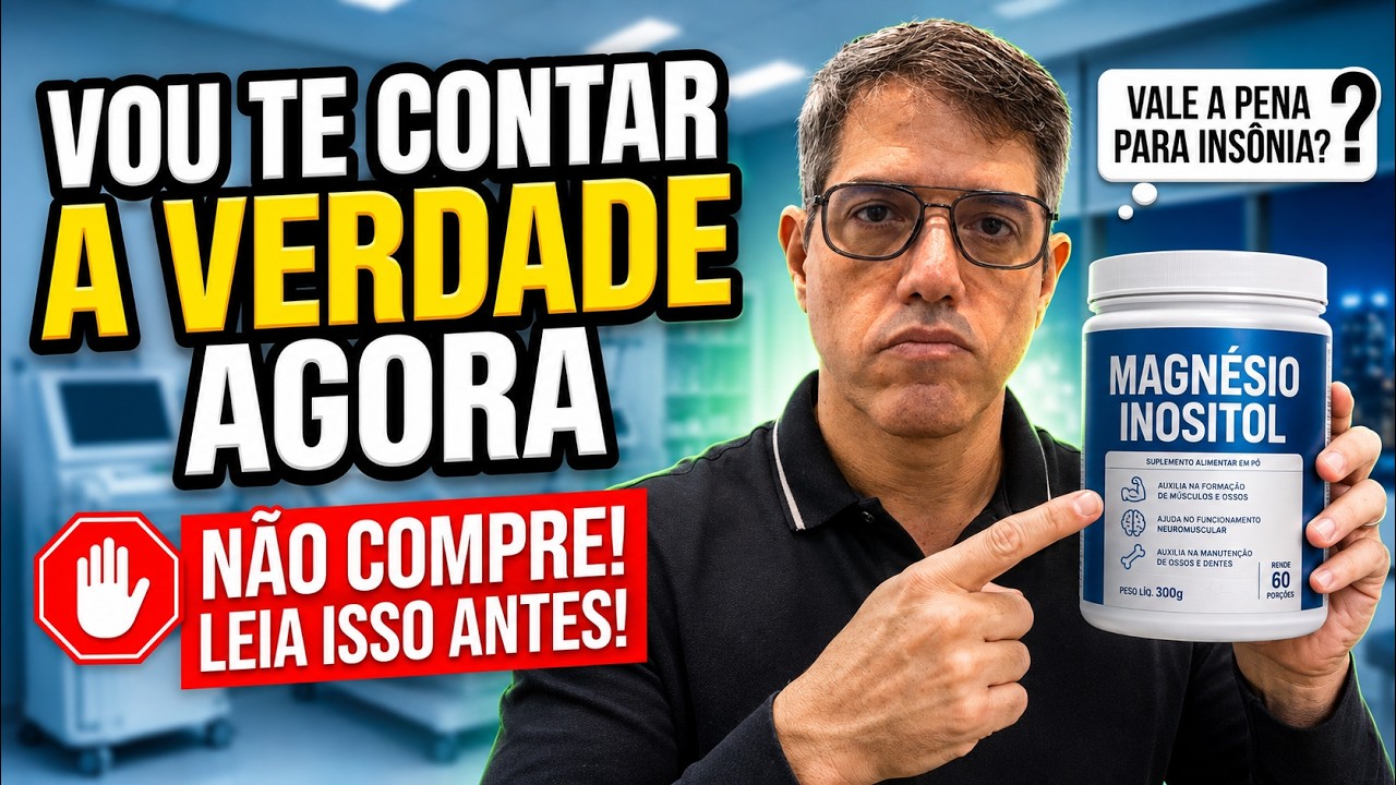 Miniatura da avaliação em vídeo de Suplemento Mineral Bodyaction Magnésio, Inositol, Taurina e Melatonina 210g Frutas Vermelhas