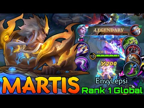 Legendary Martis the God of War! - Top 1 Global Martis by EnvyLepsi - Mobile Legends