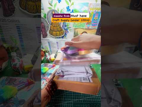 Meesho Craft Supplies Under ₹100 🤯 | Must-Have Finds ✨ #shorts #meeshofinds #trendig #craftsupplies