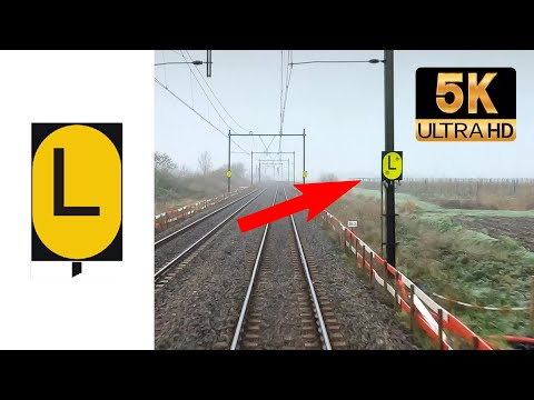 [5K] Spoorwegseinen uitgelegd DEEL 14: L bord ['s-Hertogenbosch Utrecht CABVIEW HOLLAND 30nov 2020]