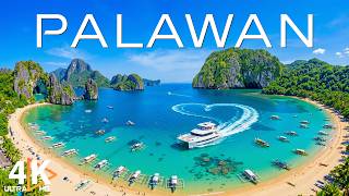 Palawan, Philippines 4K 🇵🇭 Emerald Waters, Limestone Cliffs & Timeless Serenity