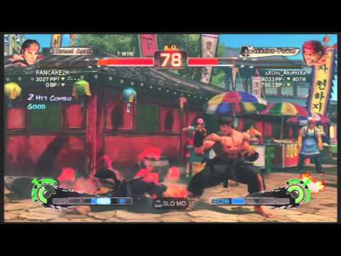 SSF4 AE 2012 PANCAKE2K (Ryu) vs xXOni_AkimoXx (ERyu)
