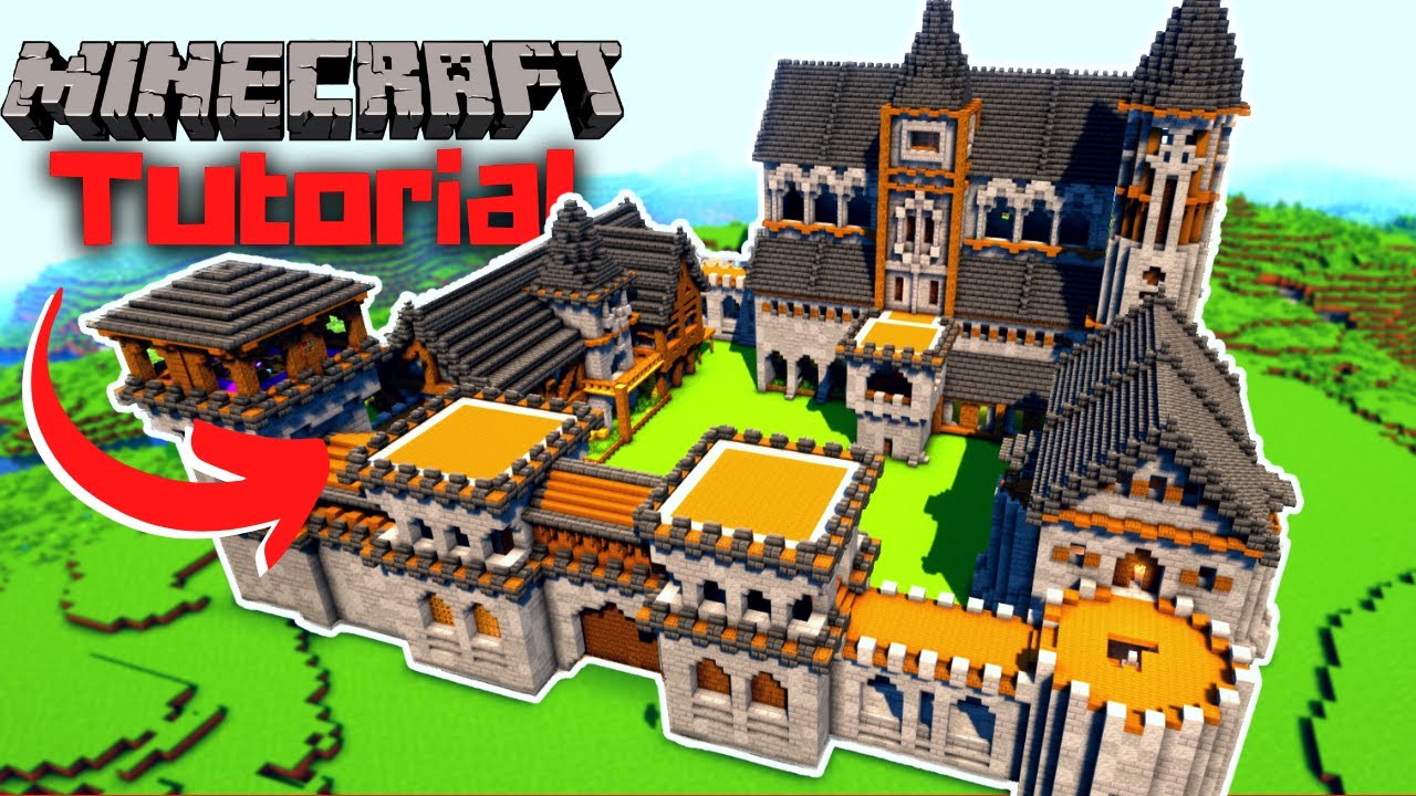 TUTORIAL : CASTILLO DEFINITIVO para MINECRAFT SURVIVAL. ( PARTE 1 )