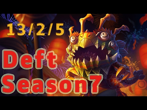 KT Rolster Deft Kog'Maw ADC vs Jhin Patch 7.3