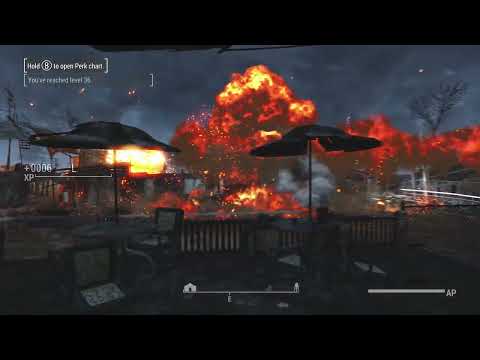 East City Downs Explodes In Fallout 4 - You'll Love Watching This!