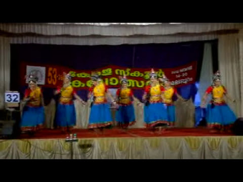 Group Dance About Krishna& Radha love.