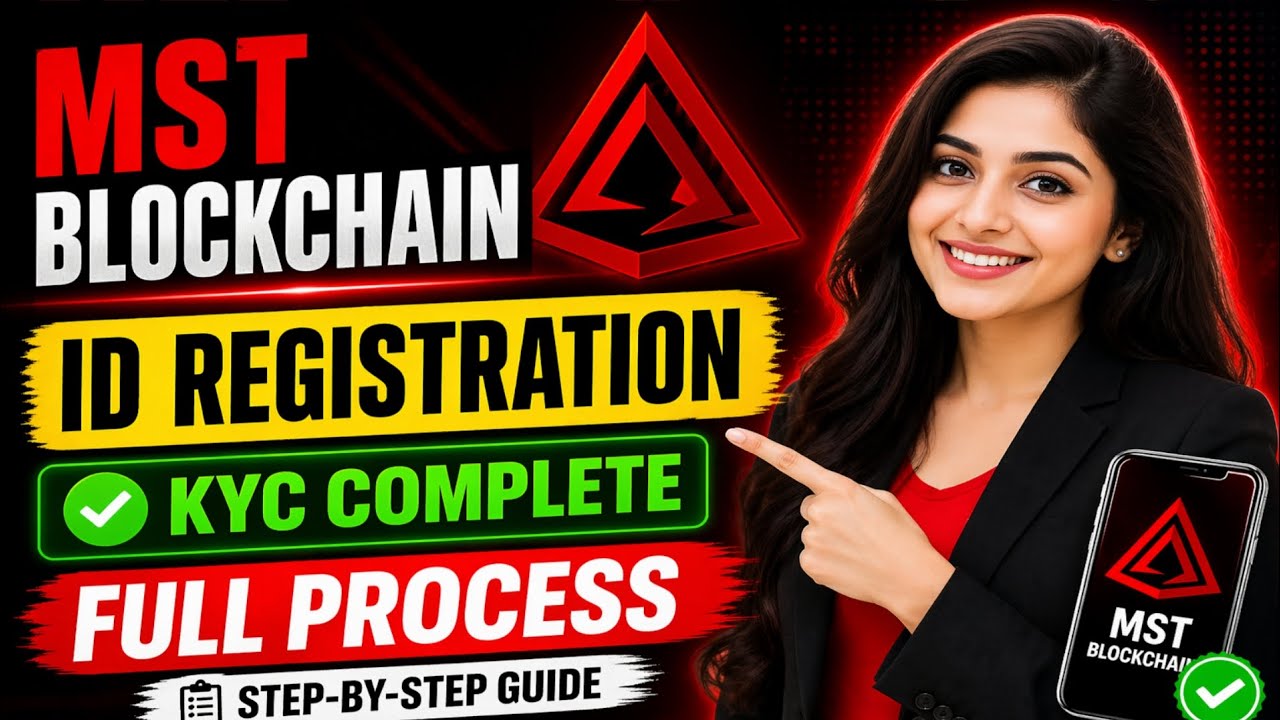 Mst Blockchain Id Register KYC full Process | mst Blockchain New Account Create Nods Fraction buy 