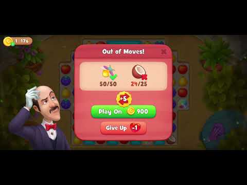 Golden Cup 10966 Stage 68 - 78 ▪︎ stubbornly not using power ups ☆ Gardenscapes by Anne