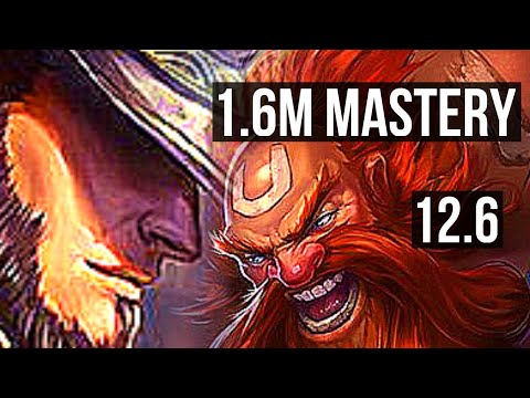 TWISTED FATE vs GRAGAS (MID) | 1.6M mastery, 4/1/5, 300+ games | KR Diamond | 12.6