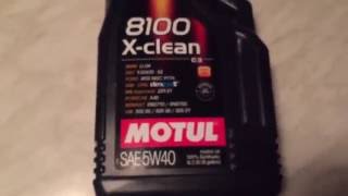 Motul 8100 X-Clean 5W-40 5л - відео 1