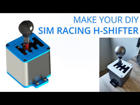 3D Printed DIY Sim Racing H Shifter