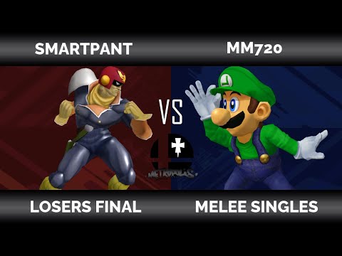 MetroSmash #9: SSBM – Losers Final — Smartpant (C Falcon) vs MM720 (Luigi, Young Link)