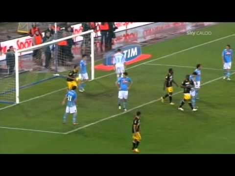 Napoli-Lecce 4-2 Gol di Corvia