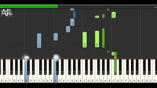 With You - Tony Terry | Adelina Piano synthesia tutorial